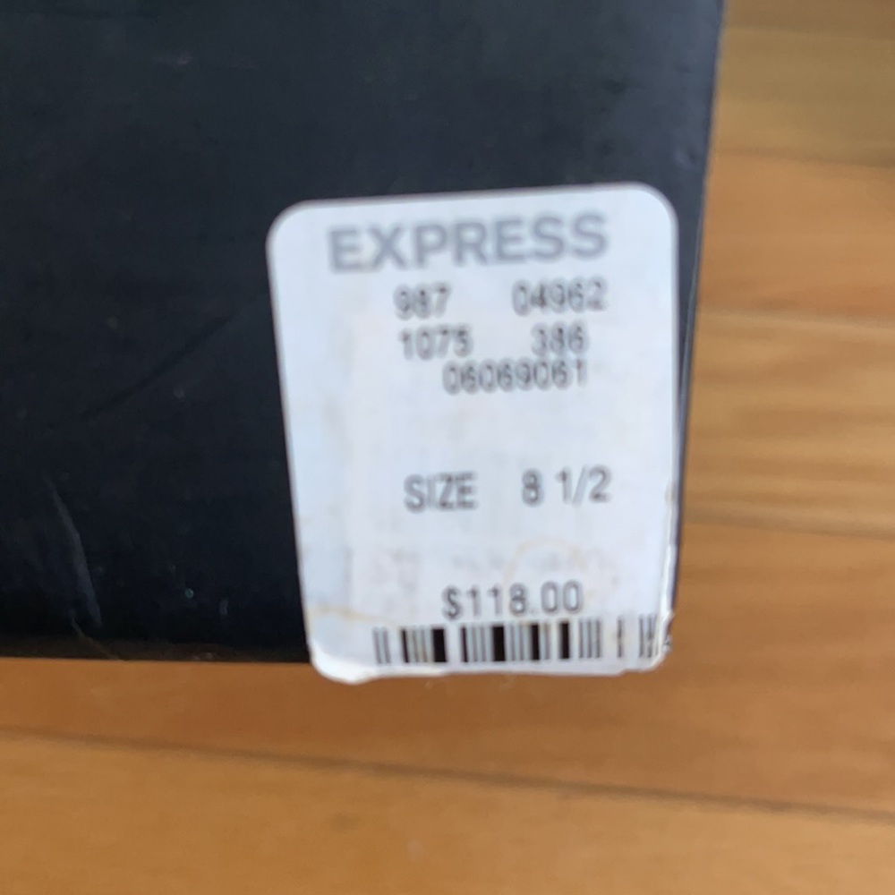 Express Platform Suede Heels - Picture 6 of 6